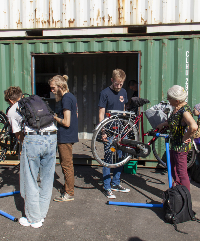 Cykelværksted på REUSE
